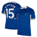 Nicolas Jackson Chelsea Nike 2023/24 Home Stadium Replica Jersey - Blue/Mint/Navy