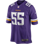 Jack Del Rio Minnesota Vikings Nike Game Retired Player Jersey - Purple