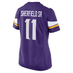 Trent Sherfield Sr. Minnesota Vikings Nike Women's Game Jersey -  Purple