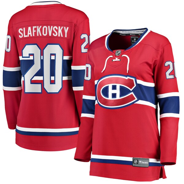Juraj Slafkovsky Montreal Canadiens  Women's Home Premier Breakaway Player Jersey - Red