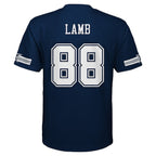 CeeDee Lamb Dallas Cowboys Youth Replica Player Jersey - Navy