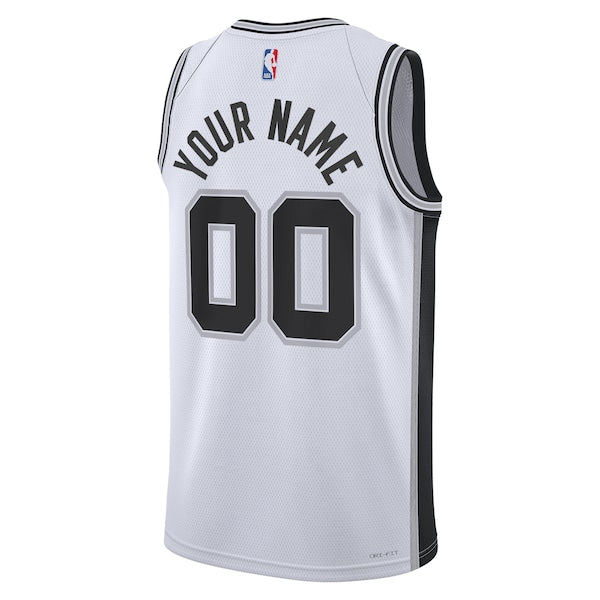 San Antonio Spurs Nike Unisex Swingman Custom Jersey White - Association Edition