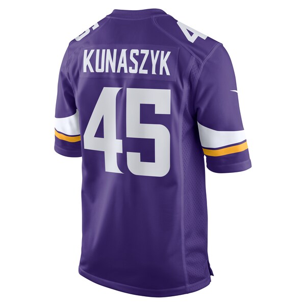 Jordan Kunaszyk Minnesota Vikings Nike  Game Jersey -  Purple