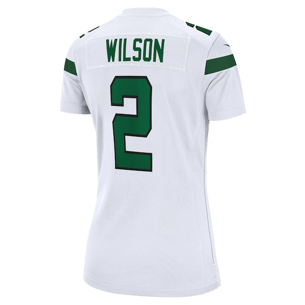 Zach Wilson New York Jets Nike Women's Player Jersey - White/Black/Green