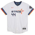 Yordan Alvarez Houston Astros Nike Preschool 2025 City Connect Limited Player Jersey - White
