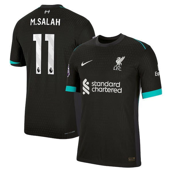 Mohamed Salah Liverpool Nike 2024/25 Away Authentic Jersey - Forest Green