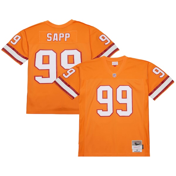 Warren Sapp Tampa Bay Buccaneers  1995 Legacy Replica Jersey - Orange/Red