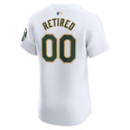 Oakland Athletics Nike Home Elite Pick-A-Player Retired Roster Jersey - White