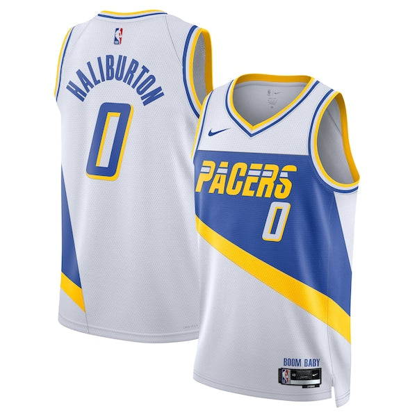 Tyrese Haliburton Indiana Pacers Nike Unisex 2025/26 Swingman Jersey - White - City Edition