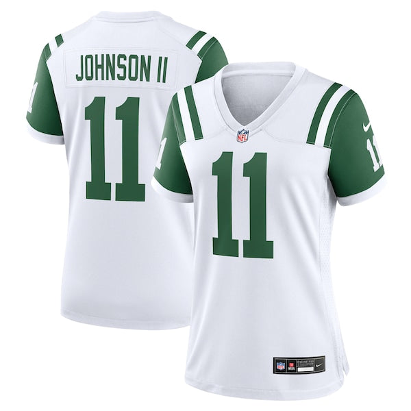 Jermaine Johnson II New York Jets Nike Women's Classic Alternate Player Game Jersey - White