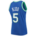 Jason Kidd Dallas Mavericks 1994/95 Hardwood Classics Swingman Jersey - Blue