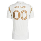 LAFC adidas 2025 Secondary Replica Custom Jersey - White