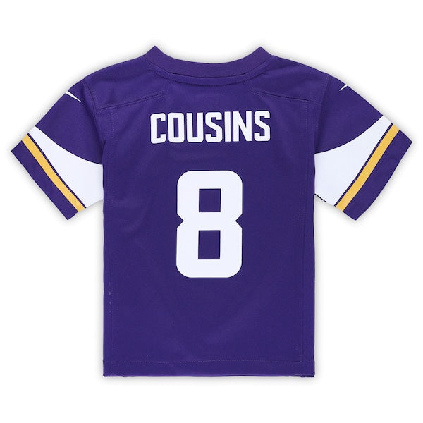 Kirk Cousins Minnesota Vikings Nike Toddler Game Jersey - Purple