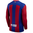 Barcelona Nike 2023/24 Home Stadium Replica Long Sleeve Jersey - Royal
