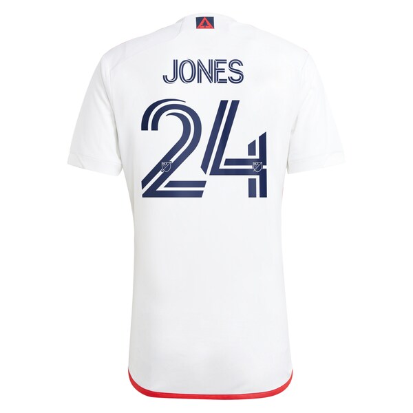 DeJuan Jones New England Revolution adidas 2024 Defiance Replica Jersey - White