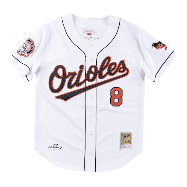 Cal Ripken Jr. Baltimore Orioles Cooperstown Collection 2001 Authentic Player Jersey - White