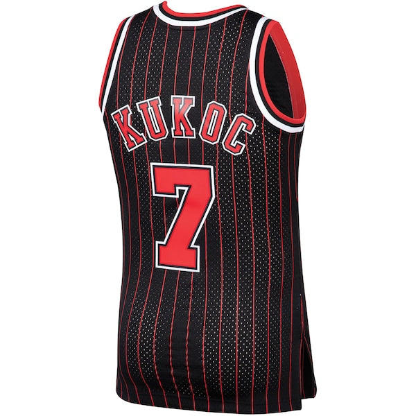 Toni Kukoc Chicago Bulls 1995/96 Hardwood Classics Swingman Jersey - Black