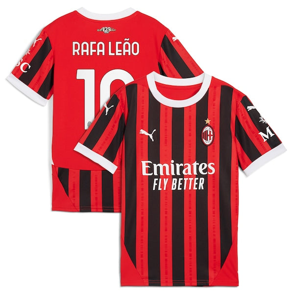 Rafael Leão AC Milan Puma 2024/25 Home Replica Player Jersey - Red