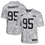 Myles Garrett Cleveland Browns Nike Youth 2024 Salute to Service Game Jersey - Arctic Camo