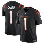 Ja'Marr Chase Cincinnati Bengals Nike Vapor F.U.S.E. Limited Jersey - Black/White