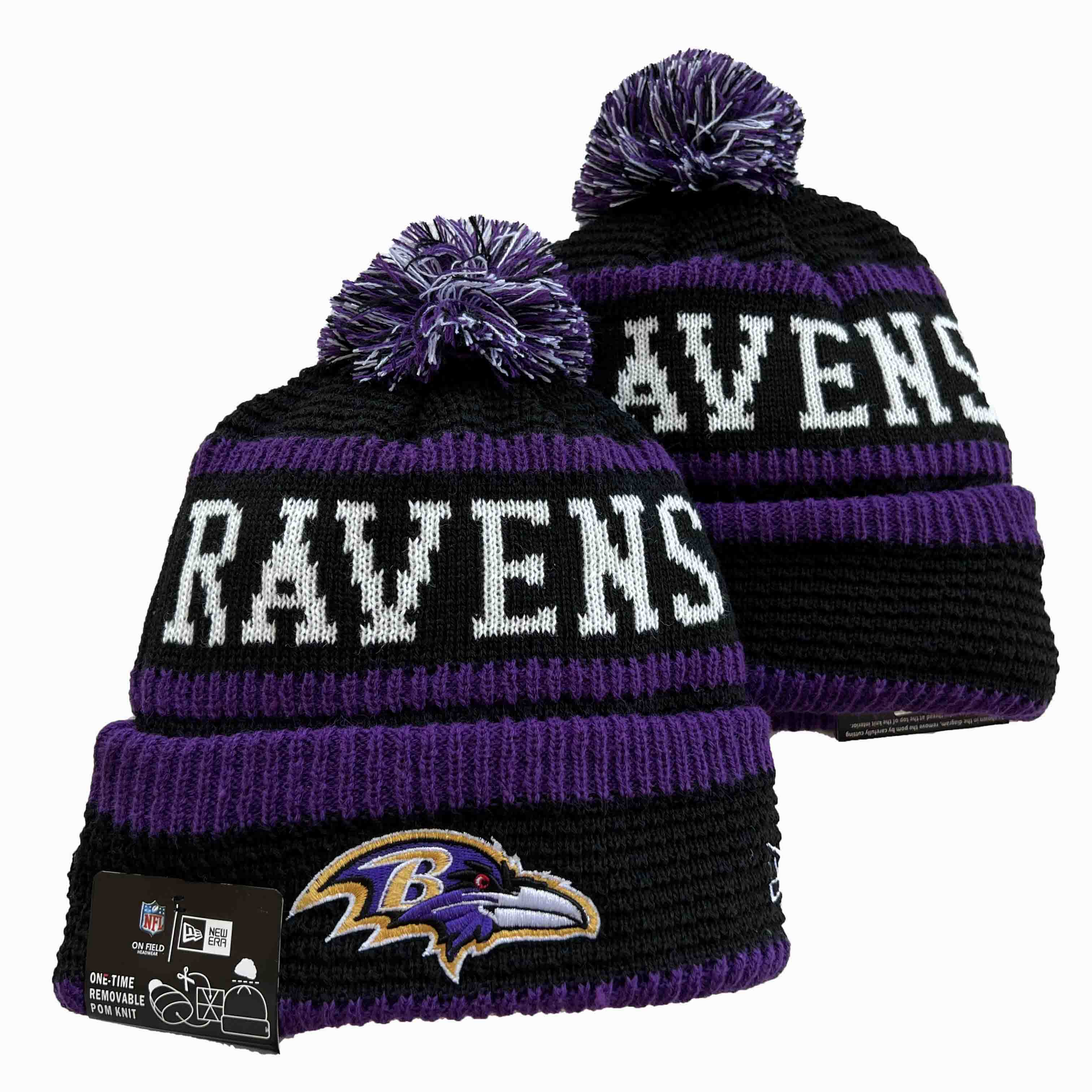 BALTIMORE RAVENS KNIT HAT