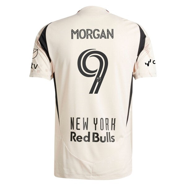 Lewis Morgan New York Red Bulls adidas 2025 Stone Kit Authentic Player Jersey - Tan