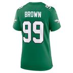 Jerome Brown Philadelphia Eagles Nike Women's Alternate Game Jersey - Kelly Green