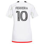 Jesus Ferreira FC Dallas adidas Women's 2024 Burn Baby Burn Replica Player Jersey - White