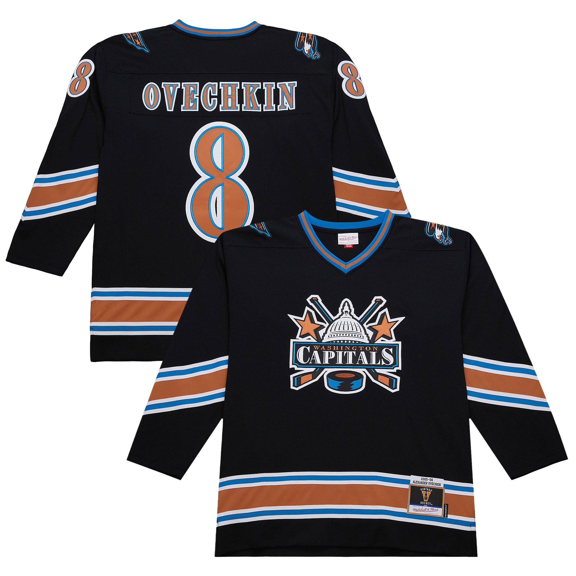 Alexander Ovechkin Washington Capitals 2005-06 Power Play Jersey - White/Black