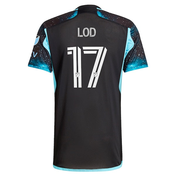 Robin Lod Minnesota United FC adidas 2024 Starry Night Authentic Player Jersey - Black