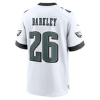 Saquon Barkley Philadelphia Eagles Nike Super Bowl LIX Game Player Jersey - White