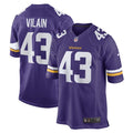 Luiji Vilain Minnesota Vikings Nike Game Player Jersey - Purple