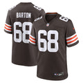Jackson Barton Cleveland Browns Nike Team Game Jersey -  Brown