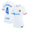 Ronald Araujo Barcelona Nike Women's 2023/24 Away Replica Jersey - White