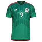 Raul Jimenez Mexico National Team adidas 2022/23 Home Authentic Player Jersey - Green