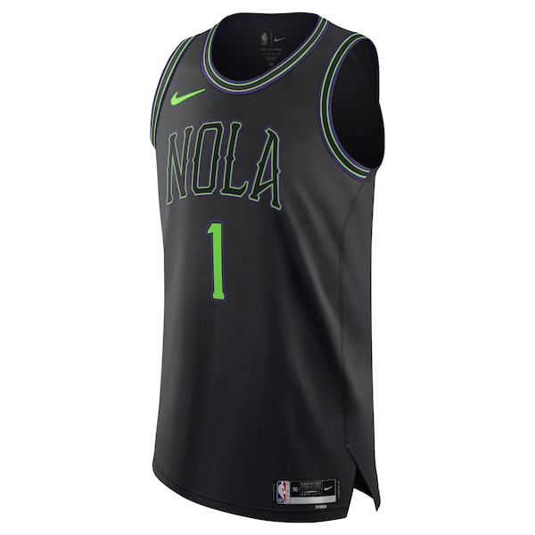 Nike Zion Williamson New Orleans Pelicans  Authentic Jersey - City Edition - Black