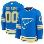 St. Louis Blues  Alternate Premium Custom Jersey - Blue