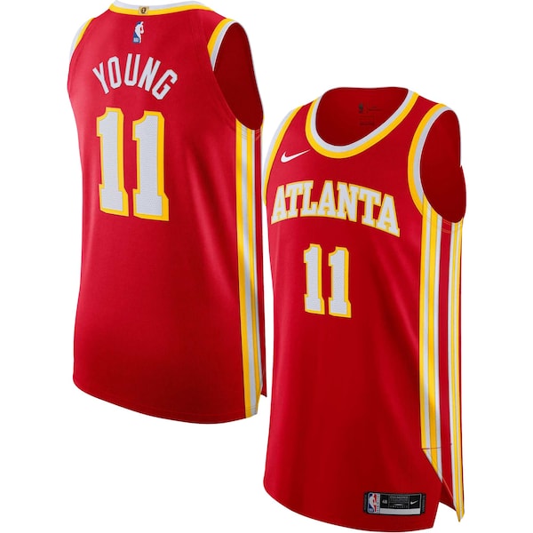 Trae Young Atlanta Hawks Nike Authentic Jersey - Association Edition - Red