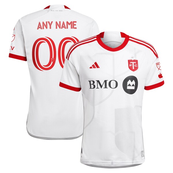 Toronto FC adidas 2024 GTA Kit Authentic Custom Jersey – White