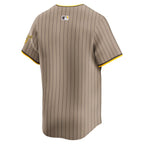 San Diego Padres Nike  Alternate Limited Jersey – Khaki