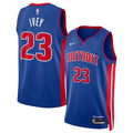 Jaden Ivey Detroit Pistons Nike Unisex 2022 NBA Draft First Round Pick Swingman Jersey - Icon Edition - Blue
