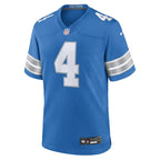 D.J. Reed Detroit Lions Nike Team Game Jersey -  Blue