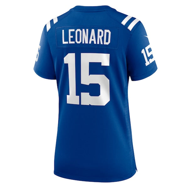 Riley Leonard Indianapolis Colts Nike Women's Team Game Jersey -  Royal