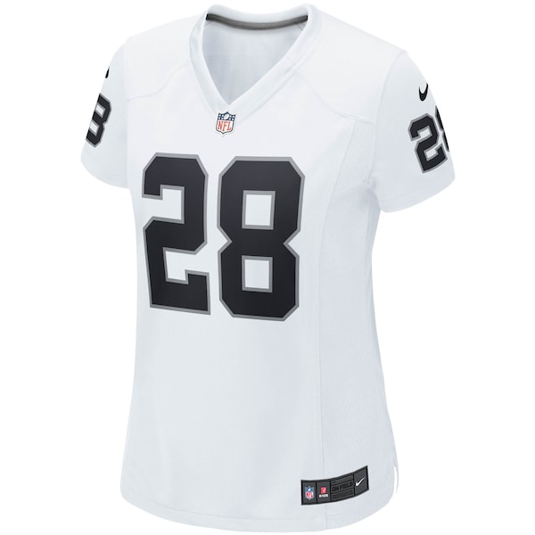 Josh Jacobs Las Vegas Raiders Nike Women's Player Game Team Jersey - White/Black