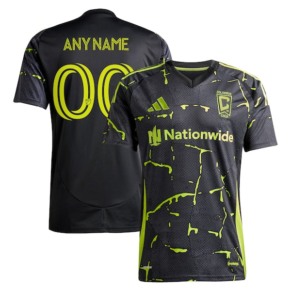 Columbus Crew adidas 2025 The Goosebumps Kit Replica Custom Jersey - Black