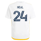Jalen Neal LA Galaxy adidas Youth 2024 Angeleno Kit Replica Player Jersey - White