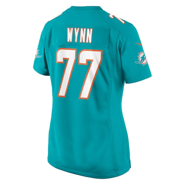 Isaiah Wynn Miami Dolphins Nike Women's  Game Jersey -  Aqua