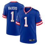 Malik Nabers New York Giants Nike 2nd Alternate 2024 NFL Draft Game Jersey - Royal