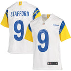 Matthew Stafford Los Angeles Rams Nike Youth Game Jersey - White/Cream/Royal