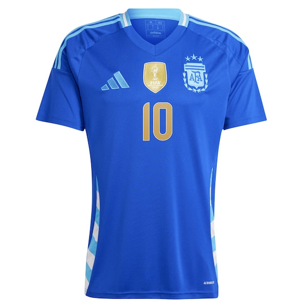 Lionel Messi Argentina National Team adidas 2024 Away Replica Player Jersey - Blue/White